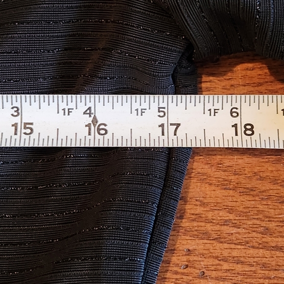 Dennis by Dennis Basso Zip Front Lined Jacket Size 4 Color Black w/ shimmer - Picture 5 of 14